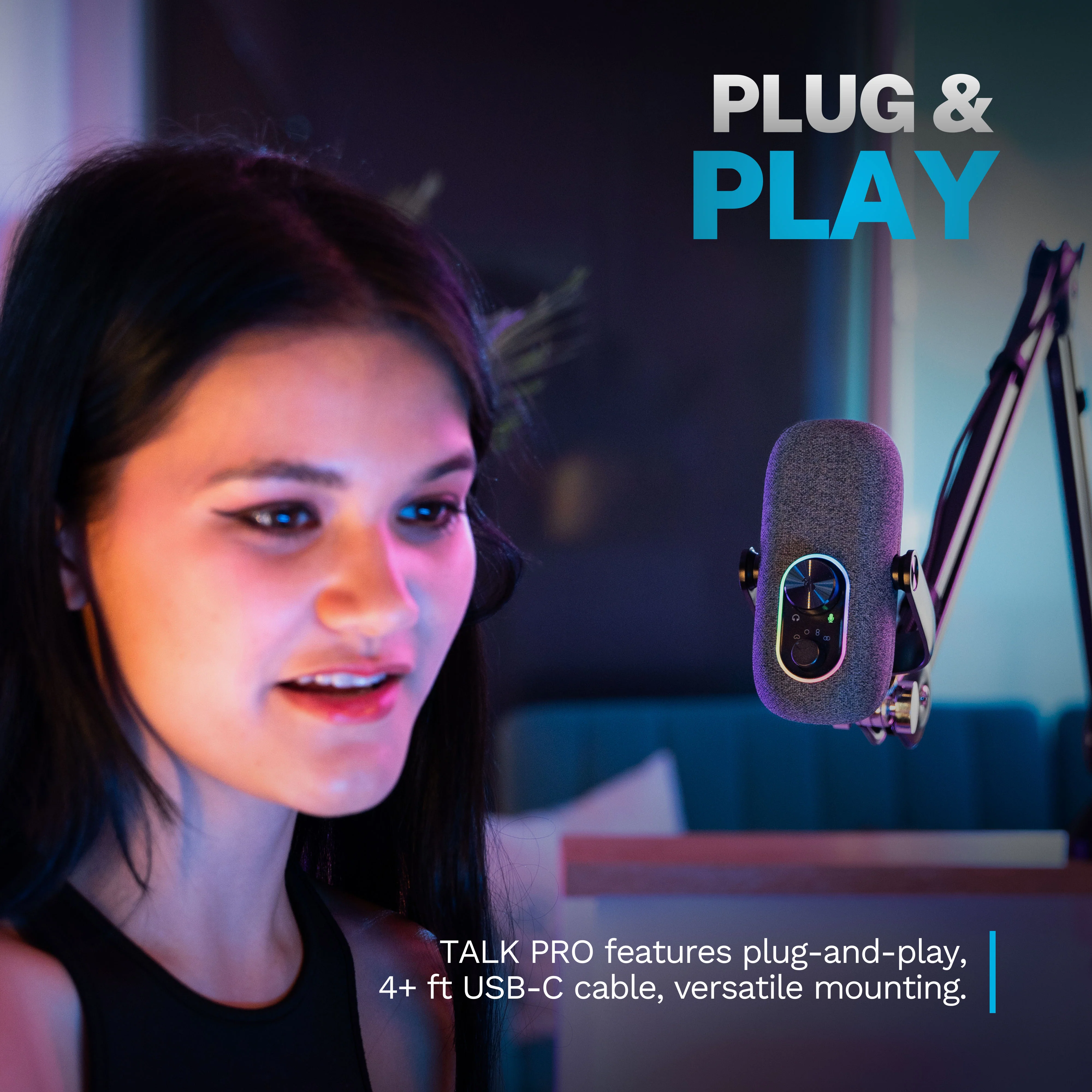 Epic Talk USB Microphone Black - Image 23